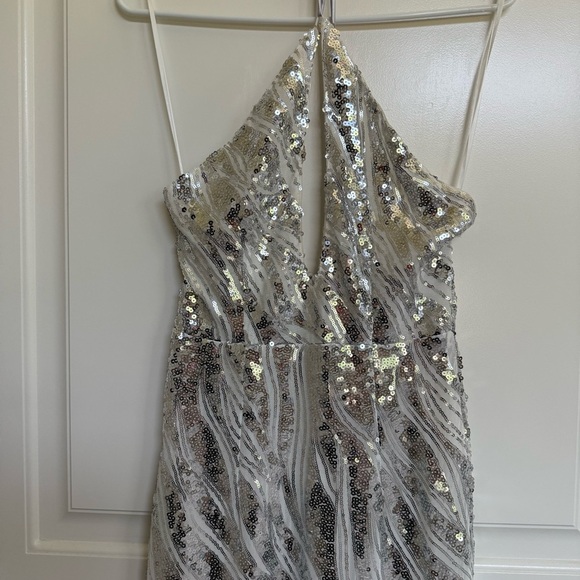 Sequin Halter Dress - Picture 9 of 14
